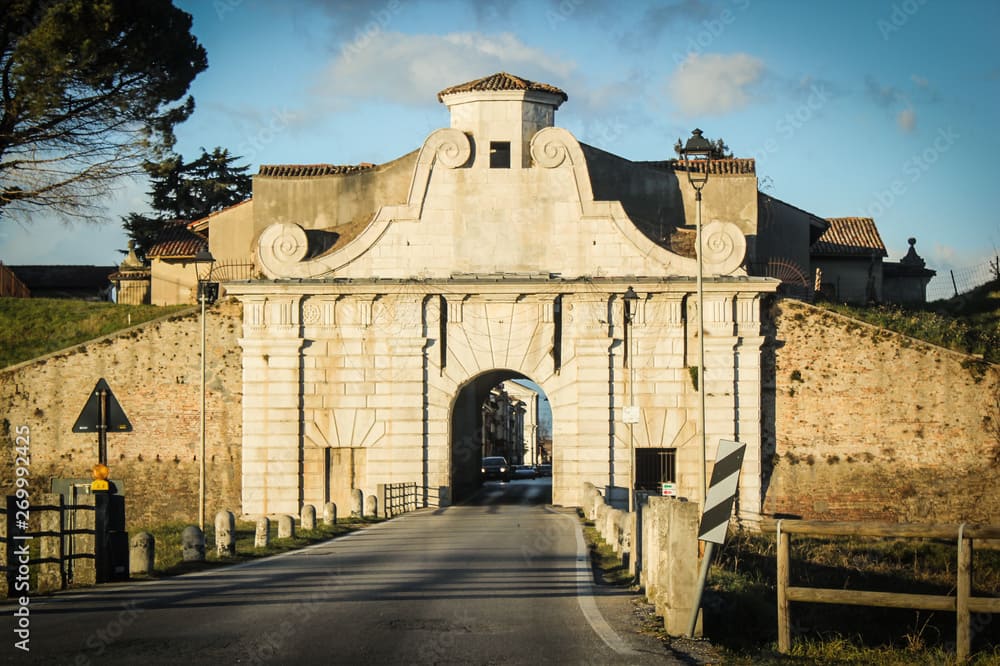 Porta Udine, uno dei principali ingressi fortificati di Palmanova